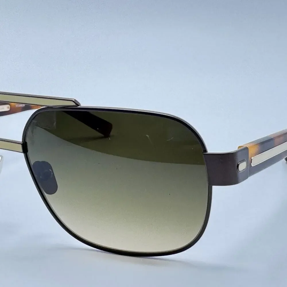 Robert Marc Sunglasses Bon 674 Brown Aviator Frame Gradient Lens 60-16-140mm